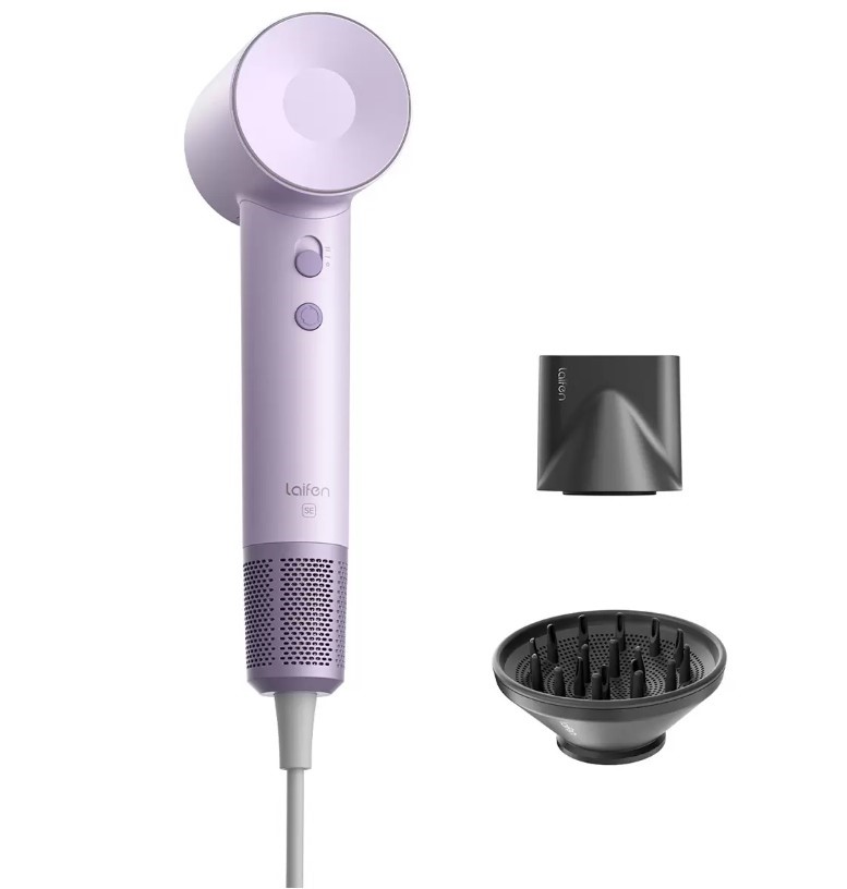 LAIFEN SE High-Speed Hair Dryer, Purple, 1HD12-G-AU-PU-002. NB: Used, not i