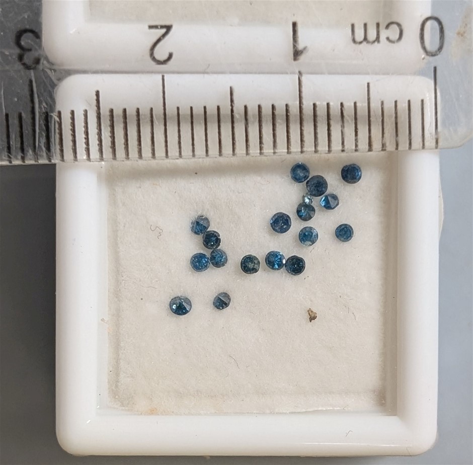 Quarter carat BLUE DIAMOND Gemstones