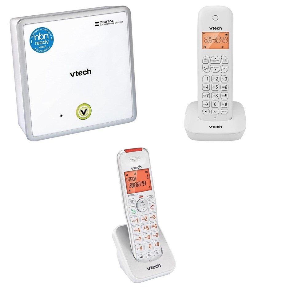 3 x Assorted Telecommunication Devices. 1 x VTech 20150 DECT Cordless Hands