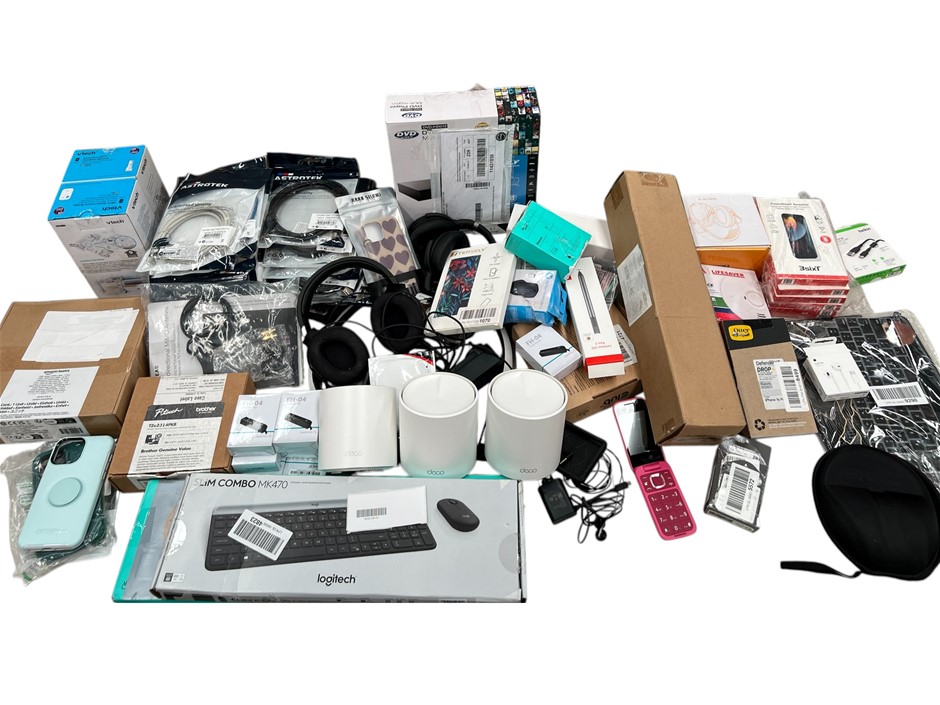 Assorted Electronics & Accessories (Big Box). NB: Products Are Untested/Con