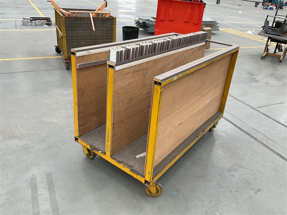 Steel Frame Trolley with Timber Dividers