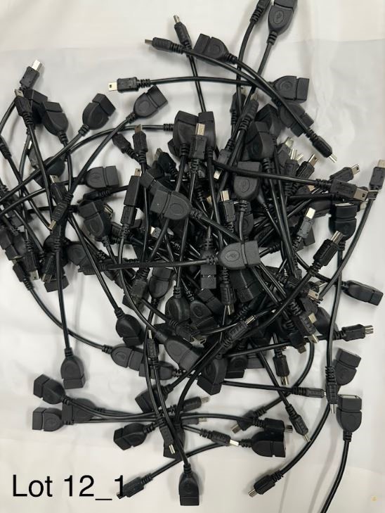 END OF LEASE SALE: Quantity of Mini USB Chargers