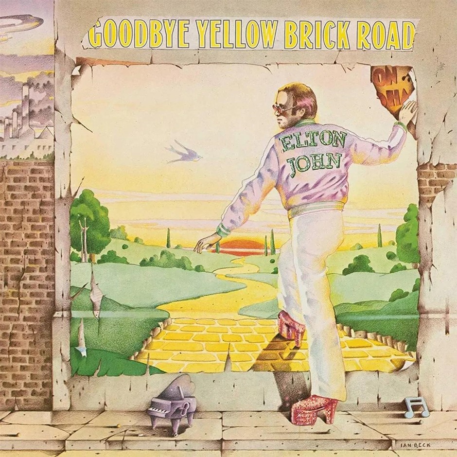 ELTON JOHN Goodbye Yellow Brick Road Double Vinyl Album.