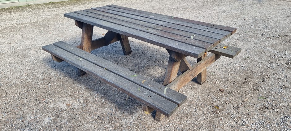 HARDWOOD PICNIC TABLE #1