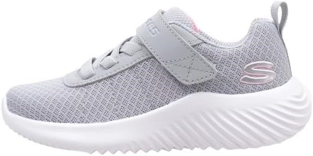 SKECHERS Girl's Bounder Sneaker, US6/EU22, Infant, Cool Cruise, Grey, 30355
