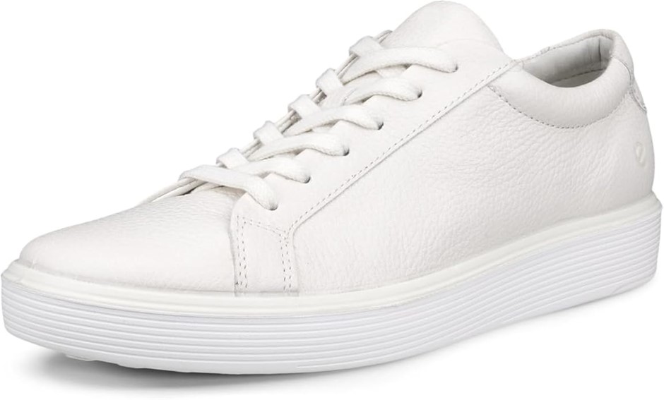 ECCO Women's Soft 60 Leather Sneaker, EU 40/US 9-9.5, White, 219203. NB: We