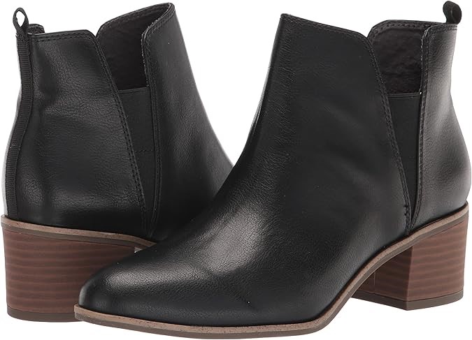 DR. SCHOLL'S SHOES Women's Teammate Ankle Boot, US6/EU36, Black Smooth, G63