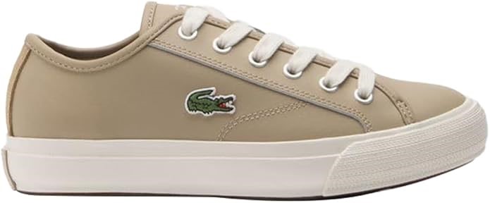 LACOSTE Women's Backcourt 224 1 CFA Sneaker, US8/EU39.5, Light Brown/Off Wh