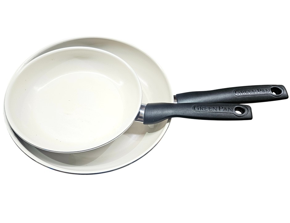 GREENPAN 2pc Pan Set, Black.