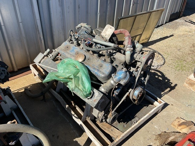 Inboard Boat Motor with Gearbox