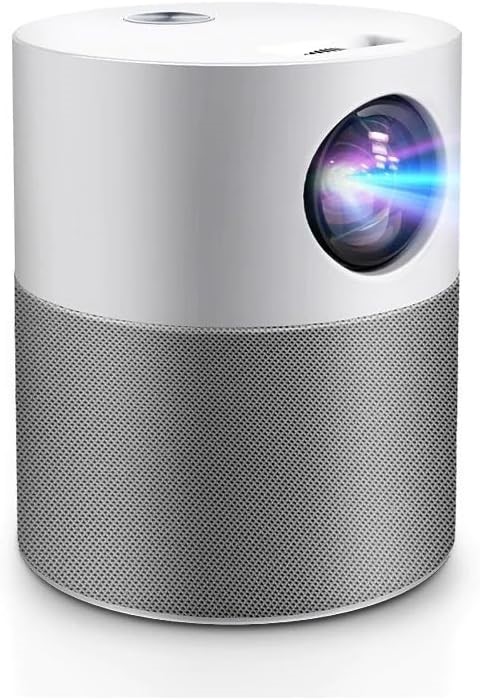 Kogan Full HD WiFi Mini Projector with Miracast, White NB: minor use