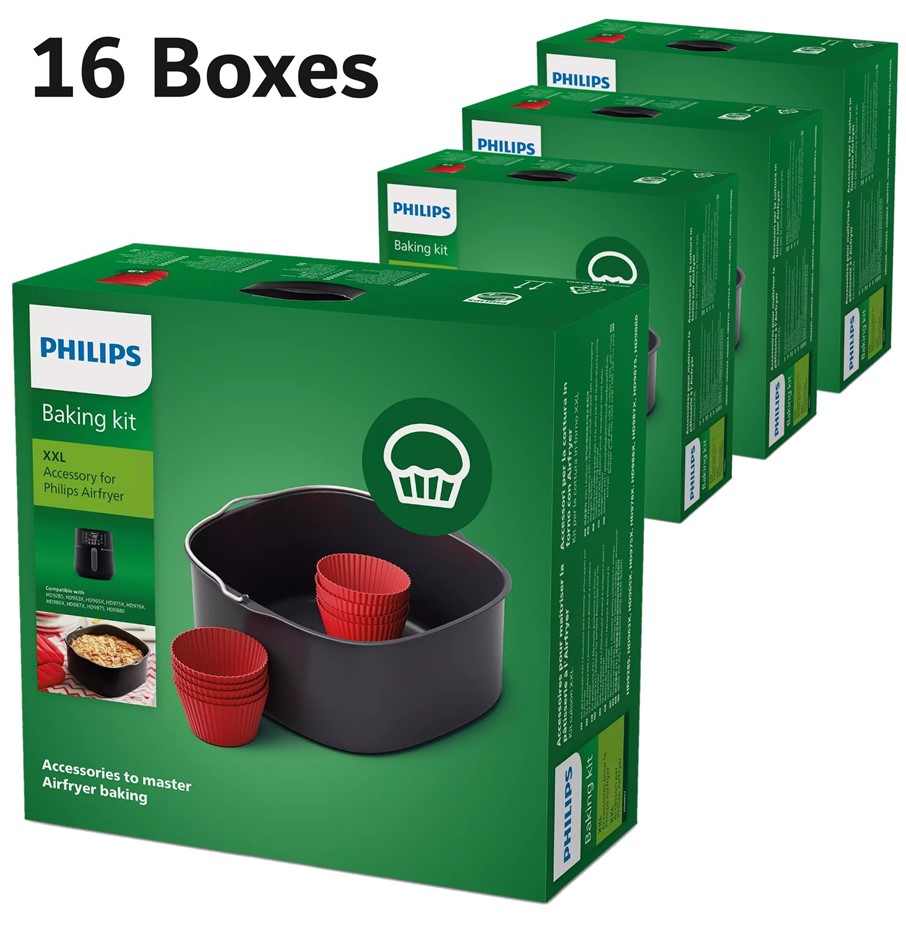 16 x PHILIPS Accessory Baking Kit HD9957/00 for Air Fryer XXL
