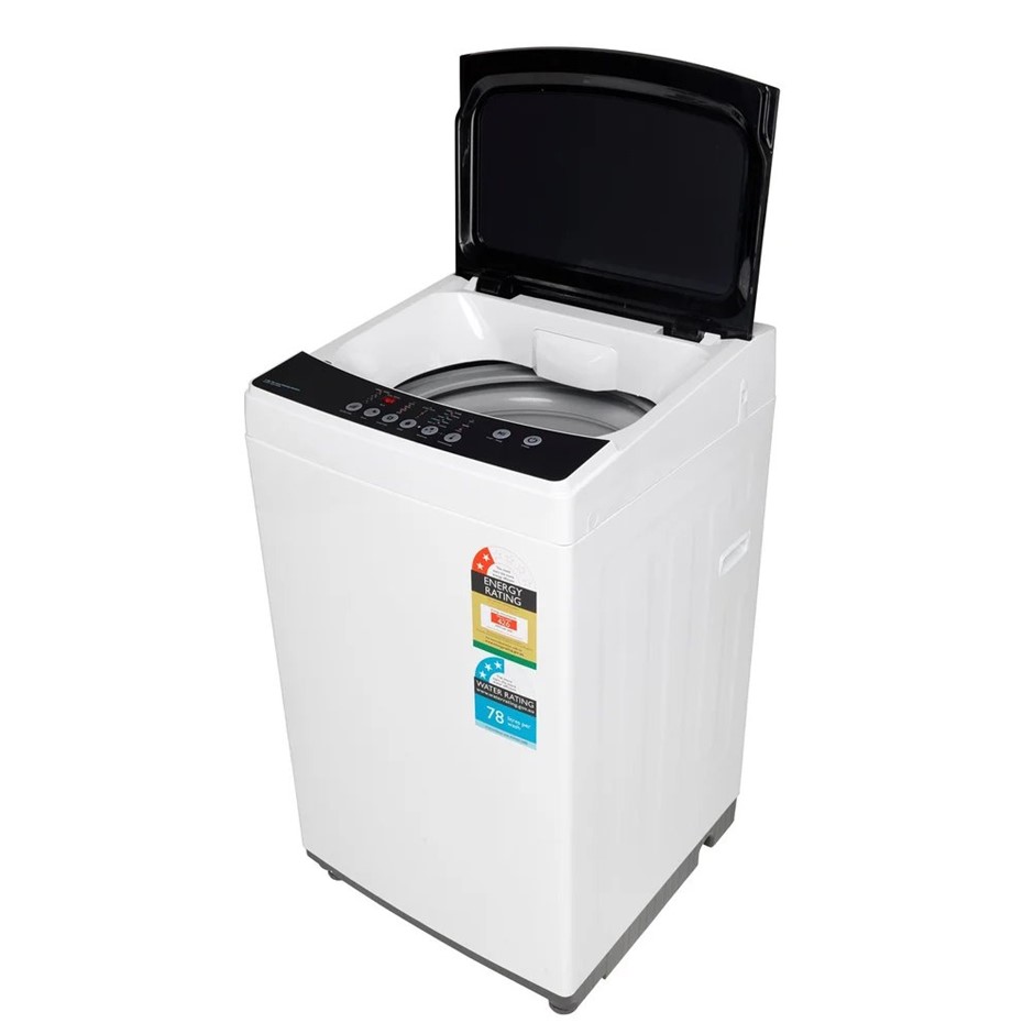 Premium 5.5kg Top Load Washing Machine, White NB: powers on, no further tes