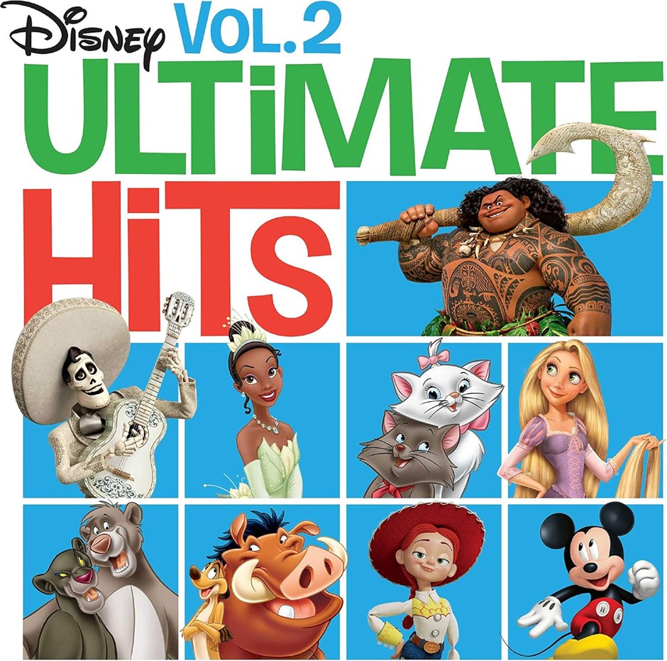 VARIOUS ARTISTS "Disney Ultimate Hits Vol. 2" Vinyl. NB: Minor Use. (Code: