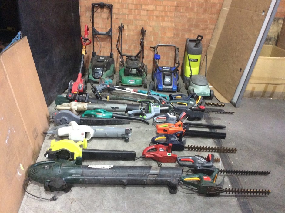 Mixed Brands Electric Garden Tools Set