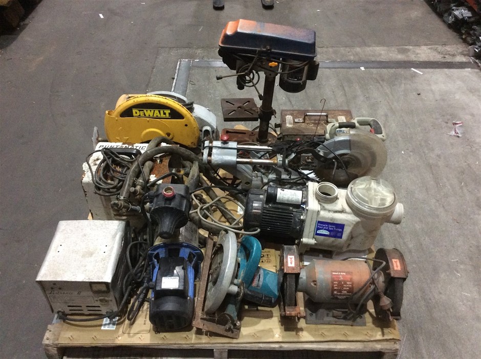 Mixed Industrial Electric Tools and Equipment Set
