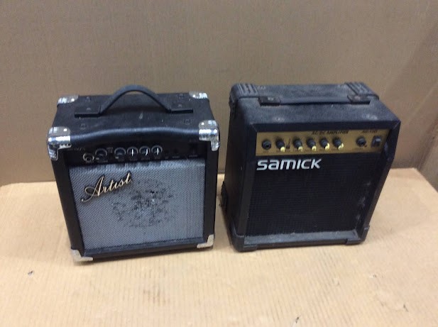 Artist GA10X&Samick AG-10D Guitar Amplifiers (Lot of 2)