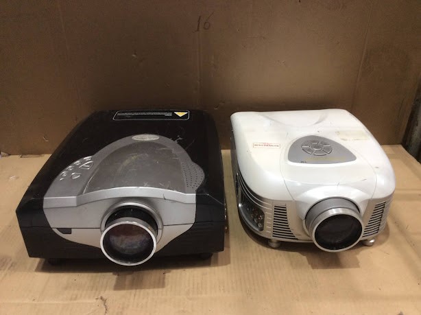 Protechnik PT-100A&Optimax HD-P600 LCD Projectors (Lot of 2)