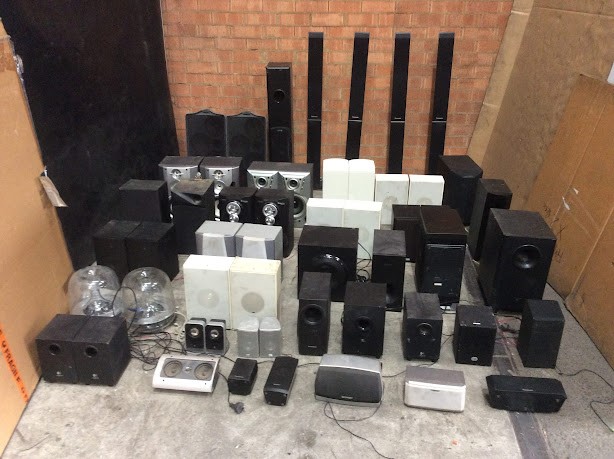 Panasonic/Logitech/Sony Mixed Brand and Model Speaker Systems