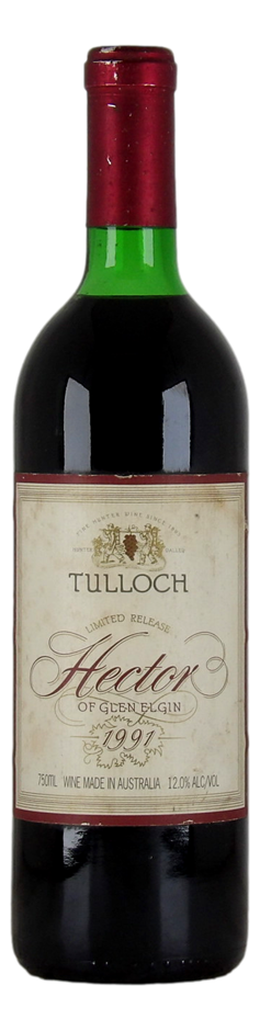 Tulloch Hector of Glen Elgin Shiraz 1991 (1x 750mL) Hunter Valley