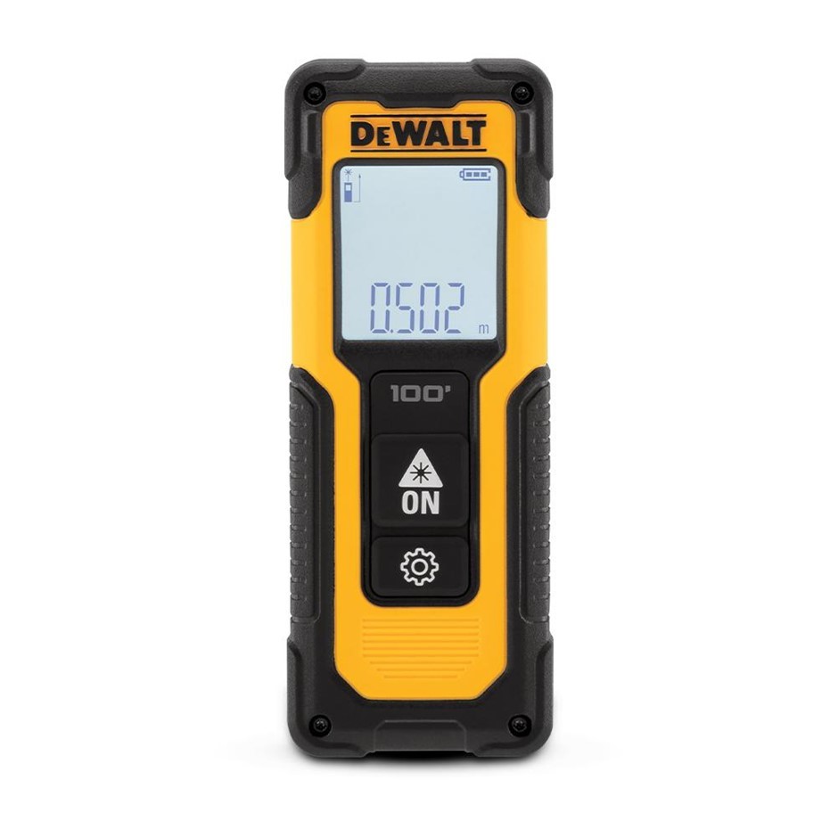 DeWALT 30m Laser Distance Measurer. NB: Minor use.