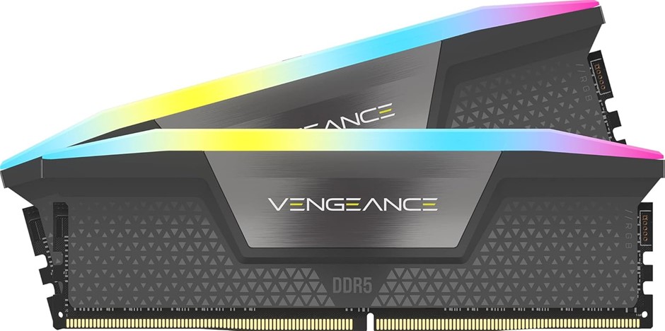 CORSAIR Vengeance RGB DDR5 RAM 64GB (2x32GB) 6000MHz CL38-44-44-96 1.35V AM