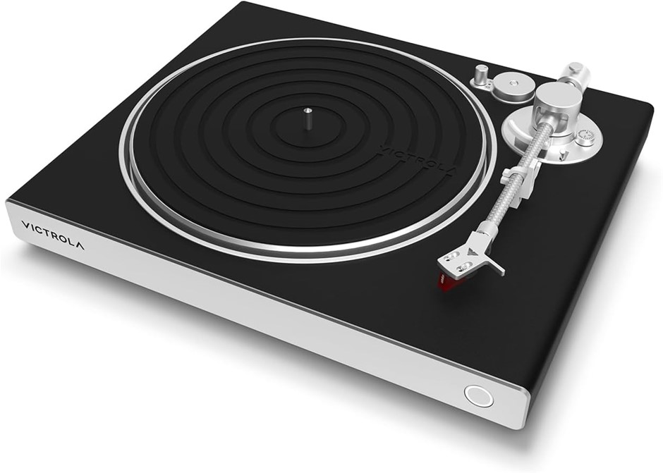 VICTORIA VPT-2500-BSL Carbon Bluetooth Hi-Res Audio Turntable (Black/Silver