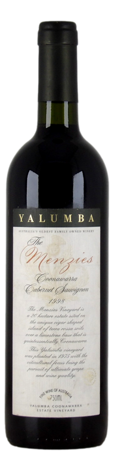 Yalumba The Menzies Coonawarra Cabernet Sauvignon 1998 (1x 750mL) SA