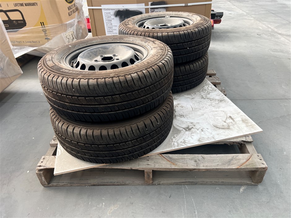 Pallet Of Rims 5 Studs X 4