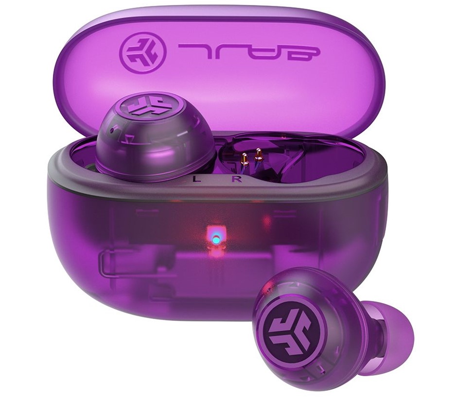 New Sealed JLab GO POP ANC True Wireless Earbuds - Clear Purple