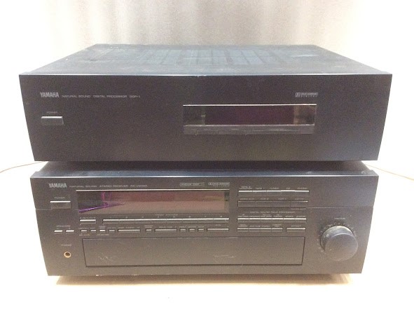 Yamaha Stereo Receiver& Natural Sound Digital Processor (Lot of 2)