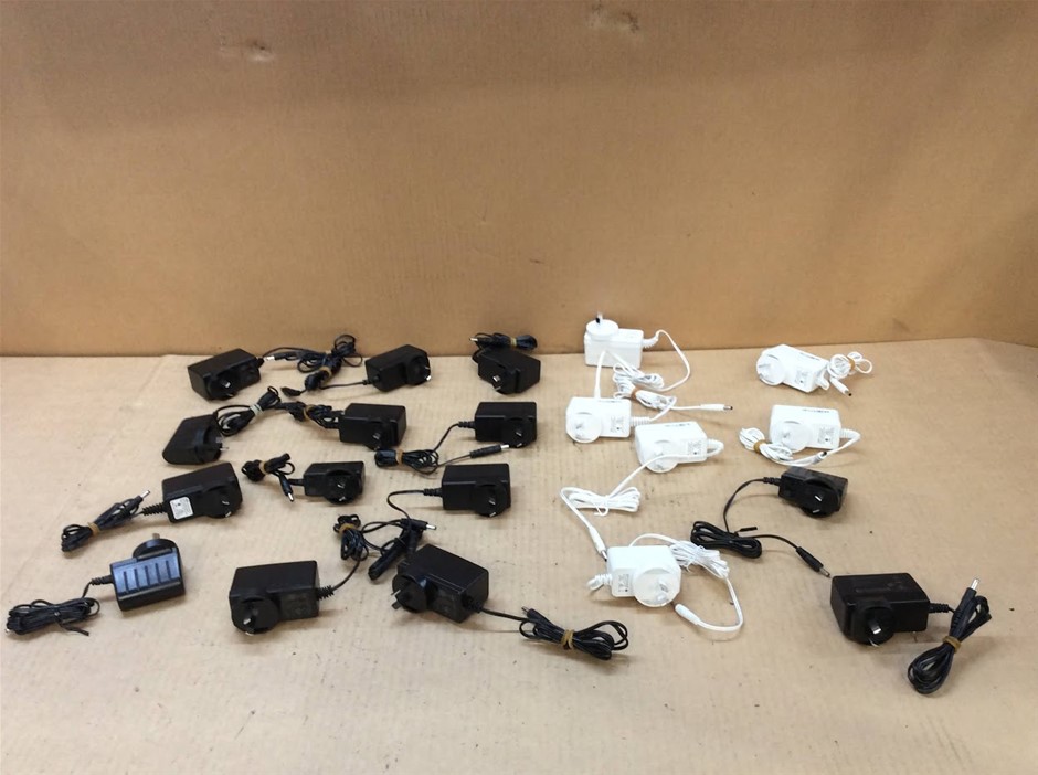 Mixed DC Power Adapters / Chargers Assorted (Lot of 20)