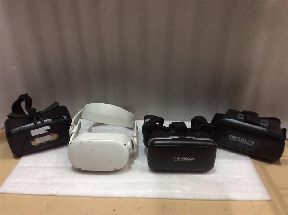 DJI / VR Shinecon / Virtuality Mix Model VR Headsets Bundle (Lot of 4)