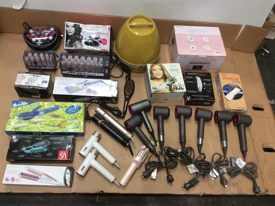Mixed Hair Styling & Beauty Appliance Lot Including Dyson Supersonic Hair D