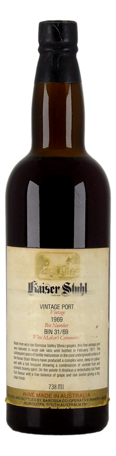 Kaiser Stuhl Vintage Port Vintage 1969 Bin Number Bib 31/69 (1x 738mL) SA