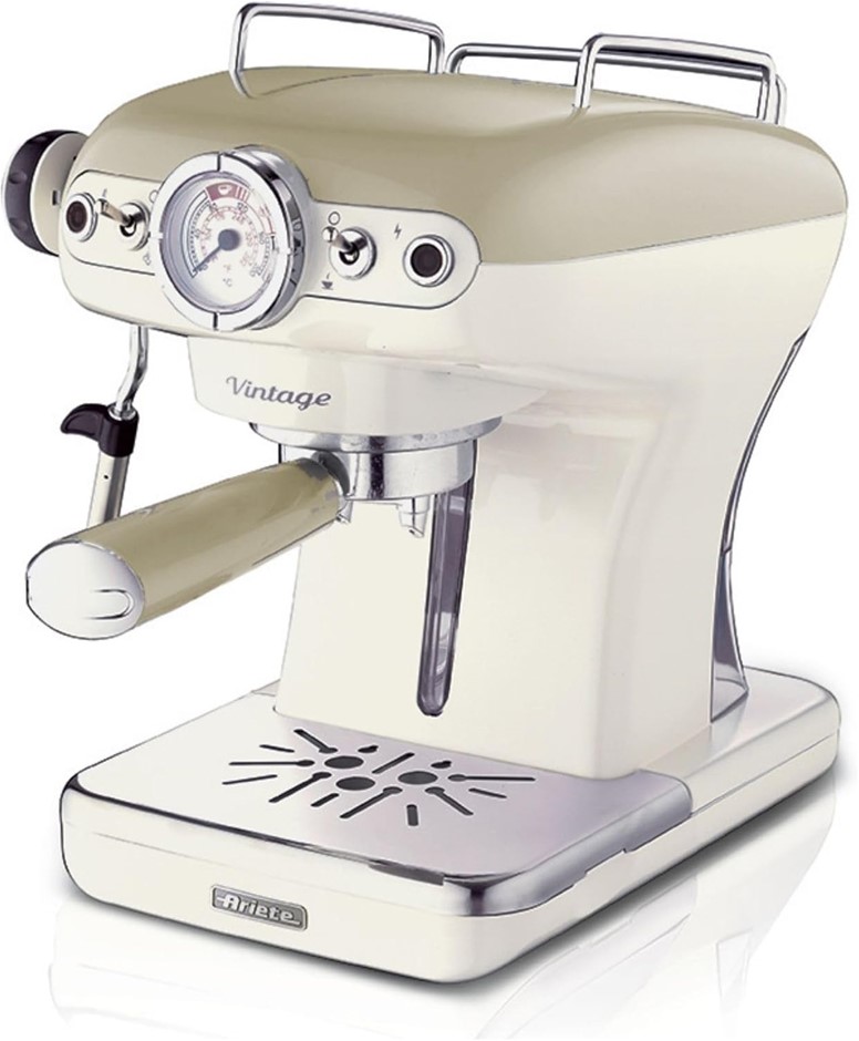 ARIETE Vintage Series Espresso Coffee Machine - Beige