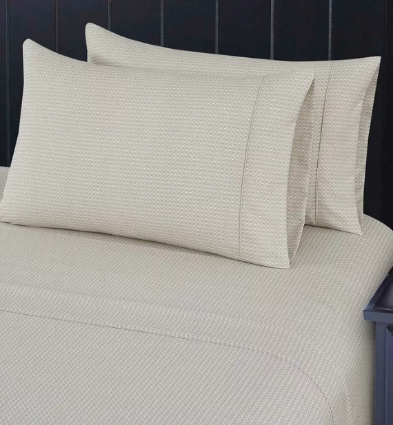 SOUTH POINT 4pc Sheet Set, King Single, Ernesto Tile.