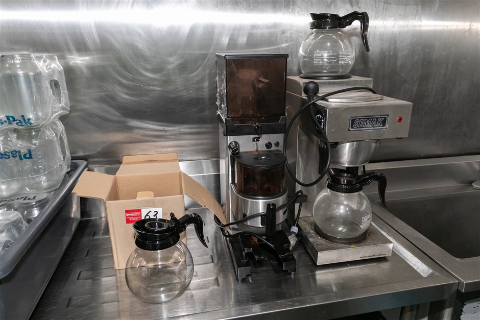 Semak Commercial Drip Filter Coffee Machine & Grinder