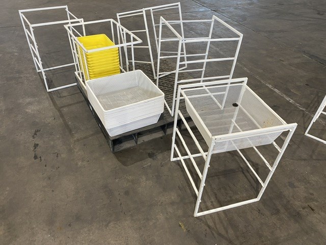 <p>IKEA 3 Tier Storage Racks x6</p>