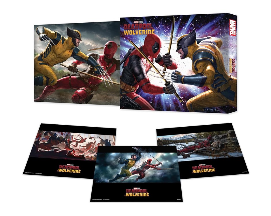 2 x MARVEL STUDIOS' Deadpool & Wolverine: The Art of The Movie Slipcase.