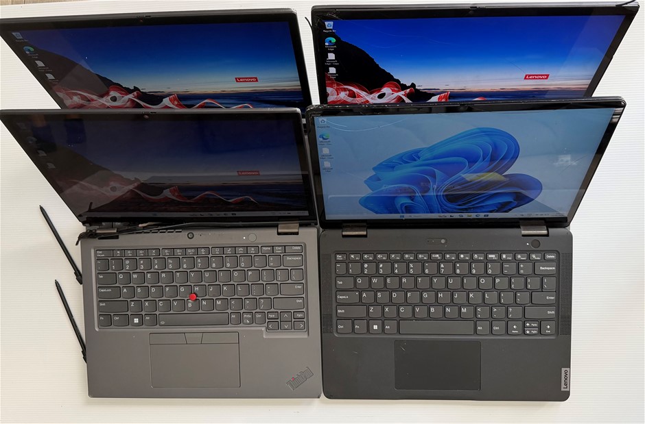Lenovo Thinkpad L13 2-in-1 Gen 5 Ultra 7 /Yoga Gen 2 Laptops (Lot of 4)