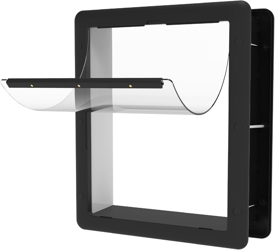 Hakuna Pets Essential Pet Door for Screens, Doors and Walls up to 2.17" Thi