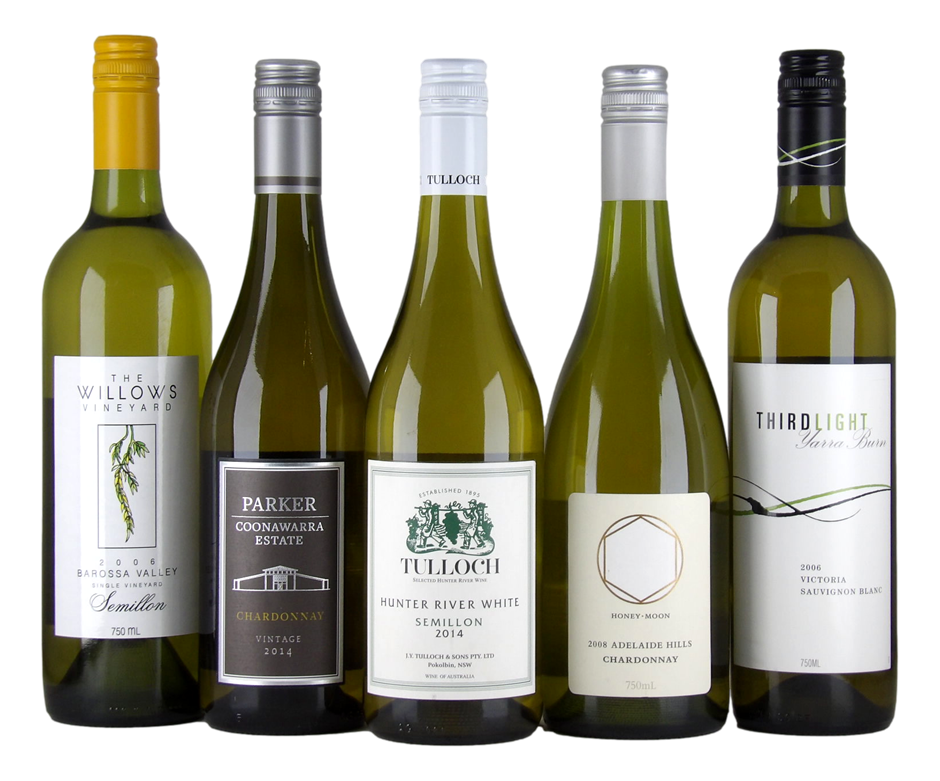 Mixed White Wine Pack (5x 750mL) Multi Region