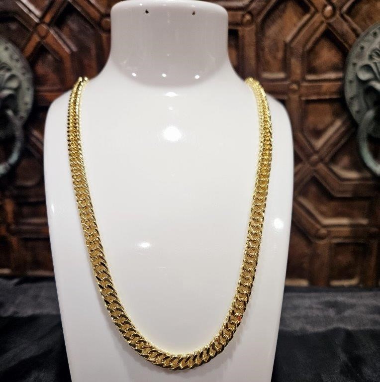 18K/Italy Stamped Yellow Gold Filled Chain -60cm-Bonus Gift