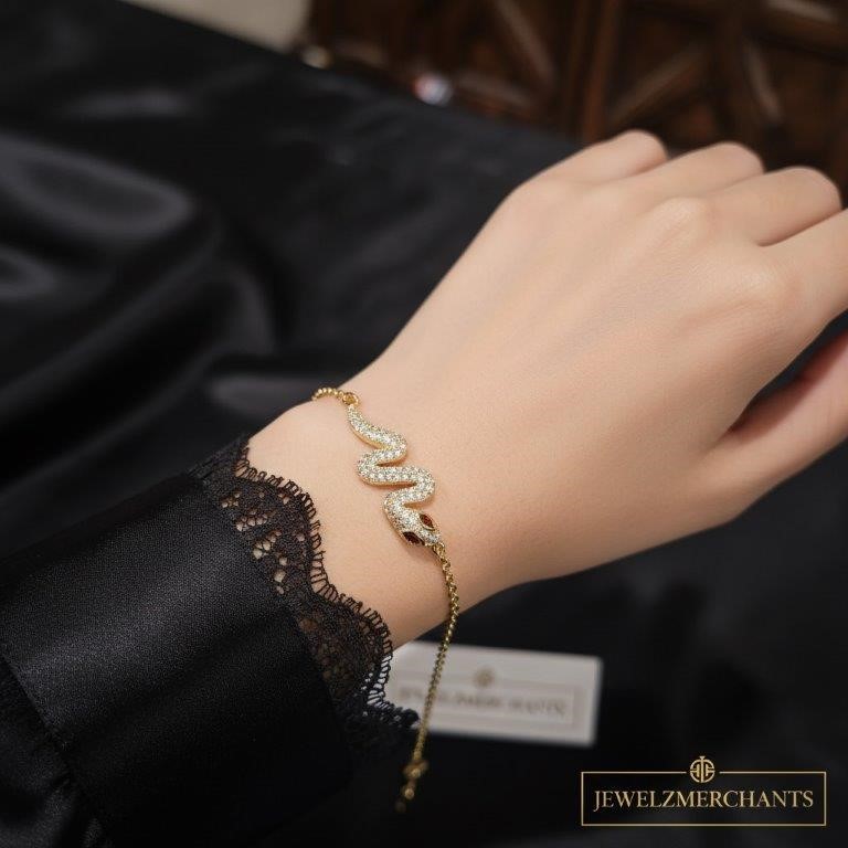 18K/Italy Gold Filled Bracelet -(18K/Italy)-Warranty Quality-Bonus Gift