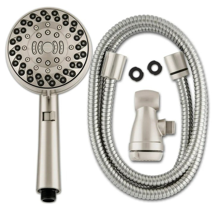 WATERPIK Dual PowerPulse Massage Hand Held Shower Head. N.B: Missing 1 x ri