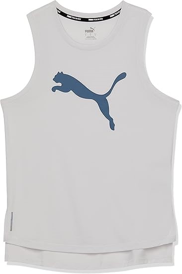 PUMA Women's Train FAV Cat Muscle Tank, 2XL, Nimbus Cloud, 520256.