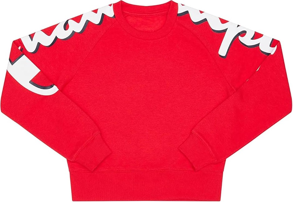 CHAMPION Junior Addict Crew, Size 10 (L), Diva Red (ACQ), KW3VA1.