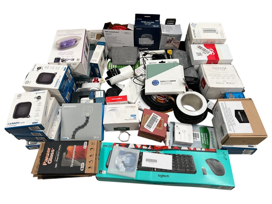 Assorted Electronics & Accessories (Big Box). NB: Products Are Untested/Con