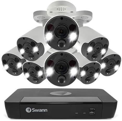 SWANN 8 Camera 8 Channel 4K Ultra HD NVR Security System. Model SONVK-88680